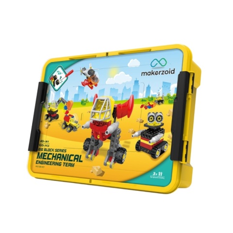 Makerzoid Big Building Blocks Mechanical kompatybilne z Duplo 40w1 Makerzoid Big Building Blocks Mechanical kompatybilne z Duplo 40w1